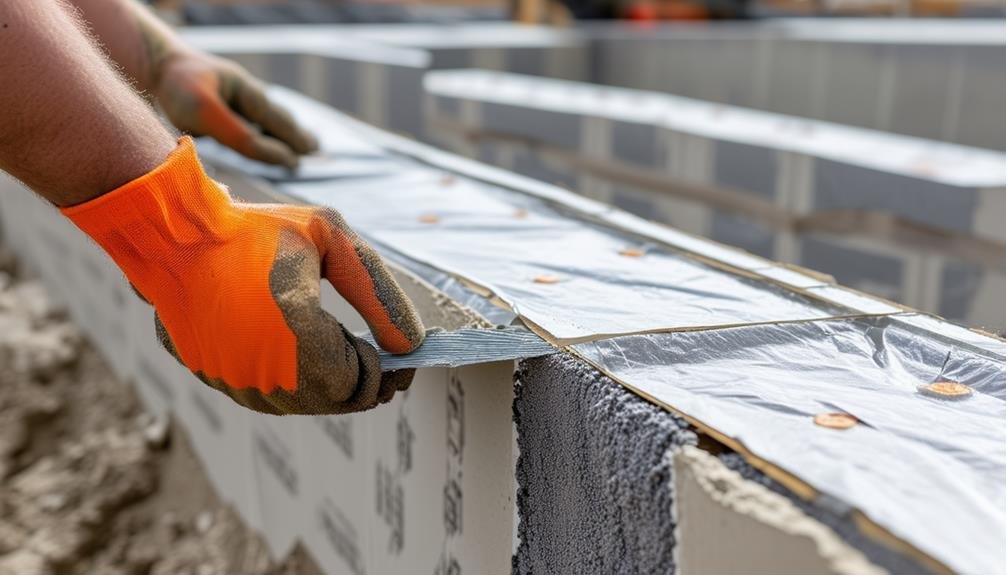 waterproofing with peel and stick